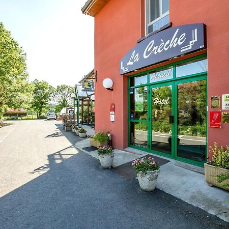 Hotel Restaurant La Creche Et Sa Piscine Interieure - Logis Hotels La Chomette Exterior foto